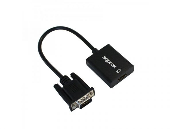 ADAPTADOR APPROX VGA M A HDMI H
