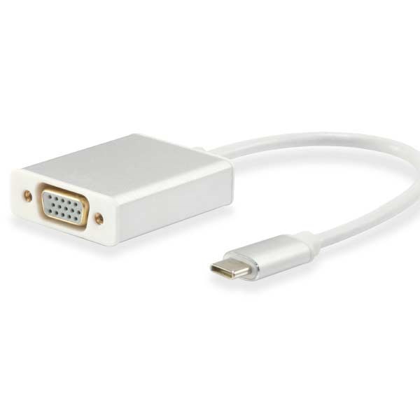 CABLE EQUIP ADAPTADOR USB-C MACHO - VGA HEMBRA