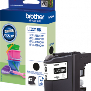 CARTUCHO BROTHER LC221 NEGRO 260PG