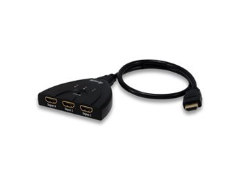 SWITCH HDMI EQUIP 3X1 FULL HD COMPACTO