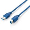 CABLE EQUIP USB 3.0 A-M-B-M 1M AZUL