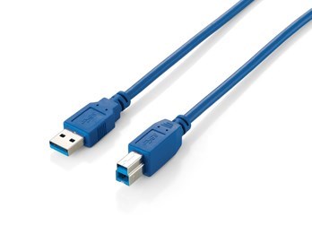 CABLE EQUIP USB 3.0 A-M-B-M 1M AZUL