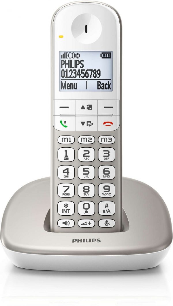 TELEFONO PHILIPS XL490 TECLAS GRANDES COMP. AUDIFO