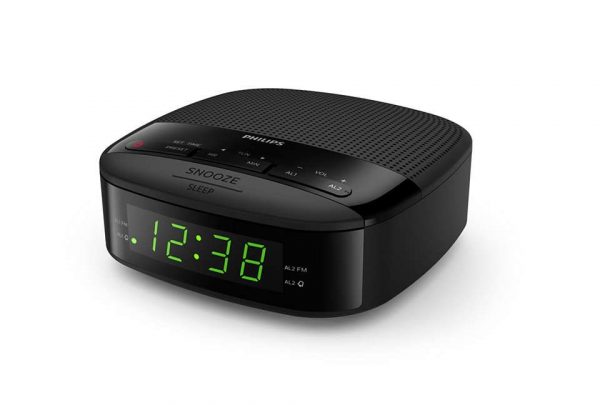 RADIO DESPERTADOR PHILIPS TAR3205 NEGRO 2 ALARMAS