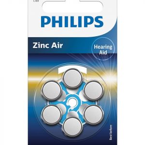 PILAS PHILIPS AUDIFONOS ZINC AIRE ZA675-PR44 PACK6