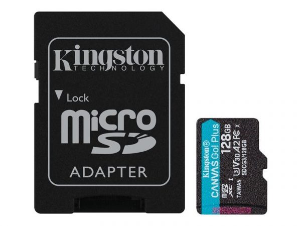 MEMORIA MICRO SD 128GB KINGSTON CANVAS GO! PLUS