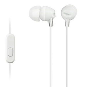 AURICULAR SONY EX-15AP (BOTON) BLANCO CON MICRO