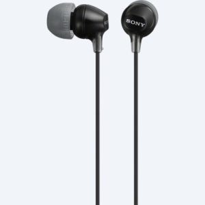 AURICULAR SONY EX-15AP (BOTON) NEGRO CON MICRO