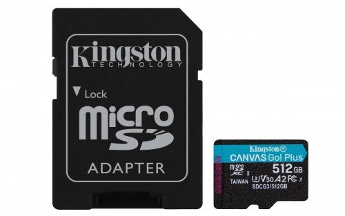 MEMORIA MICRO SD 512GB KINGSTON CANVAS GO! PLUS