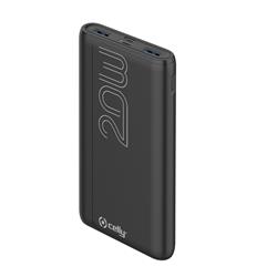 POWER BANK CELLY 10A PD 22W NEGRO