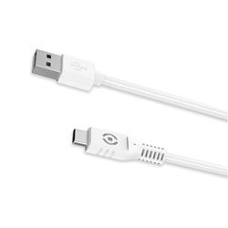 CABLE CELLY USB A TIPO C BLANCO 1M