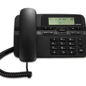 TELEFONO C-CABLE PHILIPS NEGRO TECLAS GRANDES