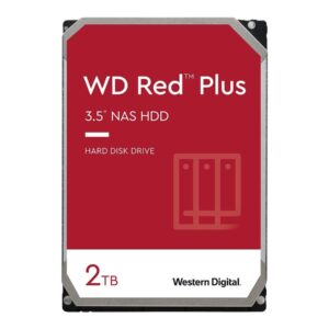 DISCO DURO 3.5" WESTERN DIGITAL 2TB RED PLUS SATAIII 64M