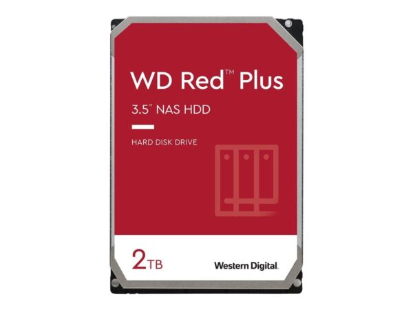 DISCO DURO 3.5" WESTERN DIGITAL 2TB RED PLUS SATAIII 64M