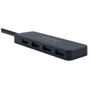 AISENS HUB USB 3.0 TIPO A-M-4XTIPO A-H NEGRO 30CM