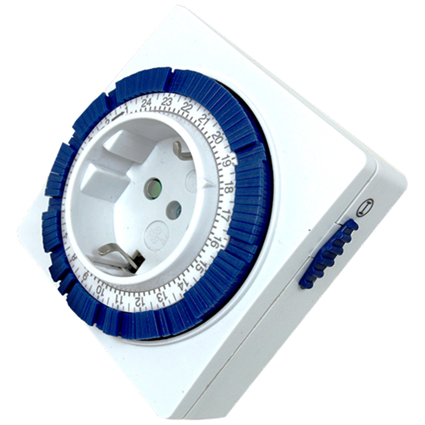 Programador silver electronic analógico - 24 horas - 3600w - 250v - 16a - 50hz - ip 20 - ajustable 15 minutos - 24h 49402 0