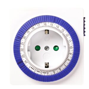 Programador silver electronic analógico - 24 horas - 3600w - 250v - 16a - 50hz - ip 20 - ajustable 15 minutos - 24h 3 49402 1