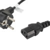 Cable de alimentacion lanberg schuko cee 7 - 7 a iec320 c13 1.8m