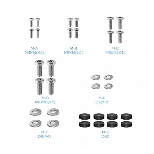 Soporte de pared tv - monitor tooq 23 - 42 pulgadas negro lp1342t - b - vesa 75 y 200 - 35kg max - 37mm dist.pared DSP0000005183 2