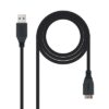 Cable usb 3.0 tipo a a micro usb tipo b nanocable 2m - macho - macho - negro 1 DSP0000006748 0