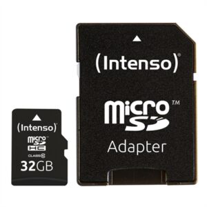 Tarjeta memoria micro sd intenso 32gb cl10 + adaptador sd