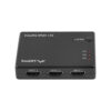 Switch video lanberg 4k - 3 x hdmi - micro usb - negro - control remoto