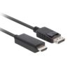 Cable lanberg displayport a hdmi macho -  macho 1.8m