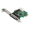 Tarjeta de red startech pex4s953 4x rs232 serie