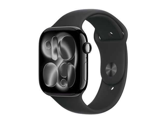Smartwatch apple watch s11 gps + cellular 46mm jet black aluminium case black sport band - s - m DSP0000034412 1