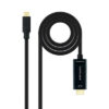 Cable nanocable conversor usb tipo c a hdmi usb tipo c - mhdmi - m negro 1.8 m