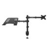 Soporte monitor hasta 32 pulgadas y portatil hasta 17 pulgadas coolbox abrazadera articulado